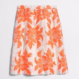 J. Crew floral flounce skirt size 10